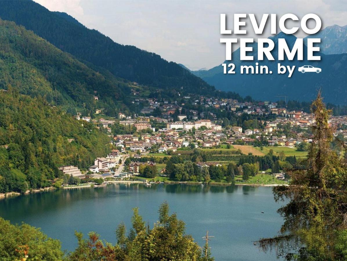 Palazzo Chimelli Lägenhet Pergine Valsugana Exteriör bild